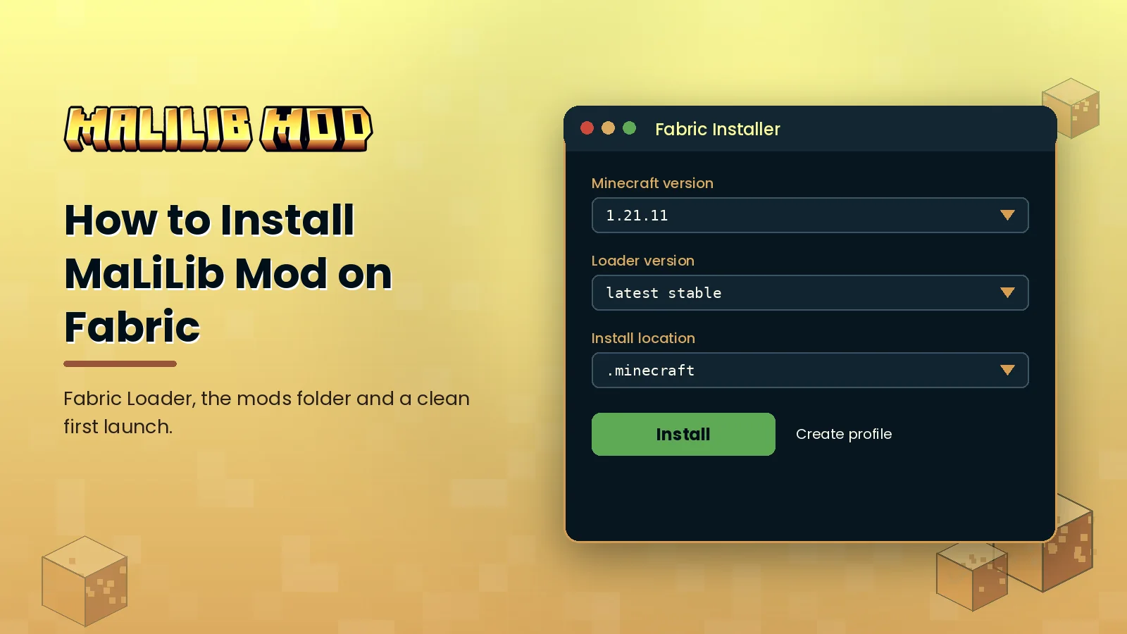 Install MaLiLib Mod on Fabric feature image